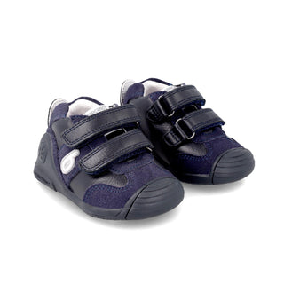 Comprar azul Zapato Botita Niño Doble Velcro Biomecanics