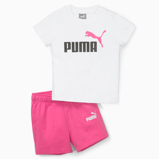 Conjunto Para Bebe Niño/Niña Minicats Tee & Shorts Set Puma