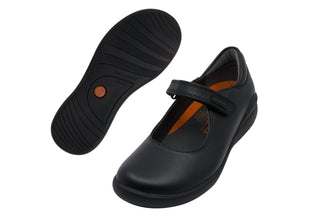 Comprar negro Zapato Escolar Piel Niña Velcro Biomecanics
